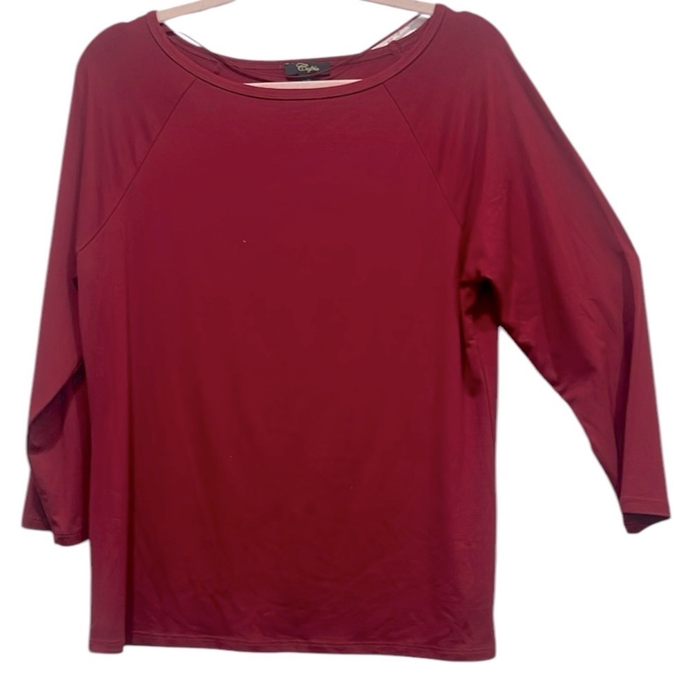 Cupio Long Sleeve Classic Red Women's Top Size L (3x$15)